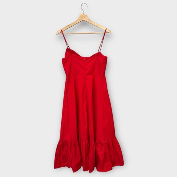 ASTR THE LABEL Asymmetrical Bow Midi Dress Size Small - Picture 6 of 12